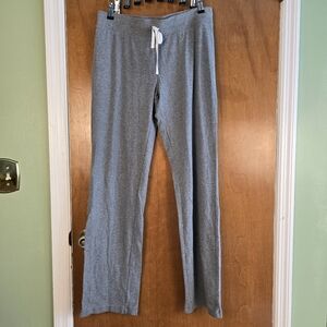 J. Crew Heather Grey Lounge Pants M Cotton/ Elastic